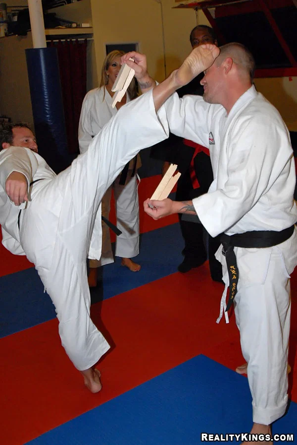 Martial arts workout ends up with sex with famous busty milf  - Sports, MILF, Seduction, Reality, Big Tits, Hardcore, Cumshot, Facial, Shaved, Blowjob  - Photo 4