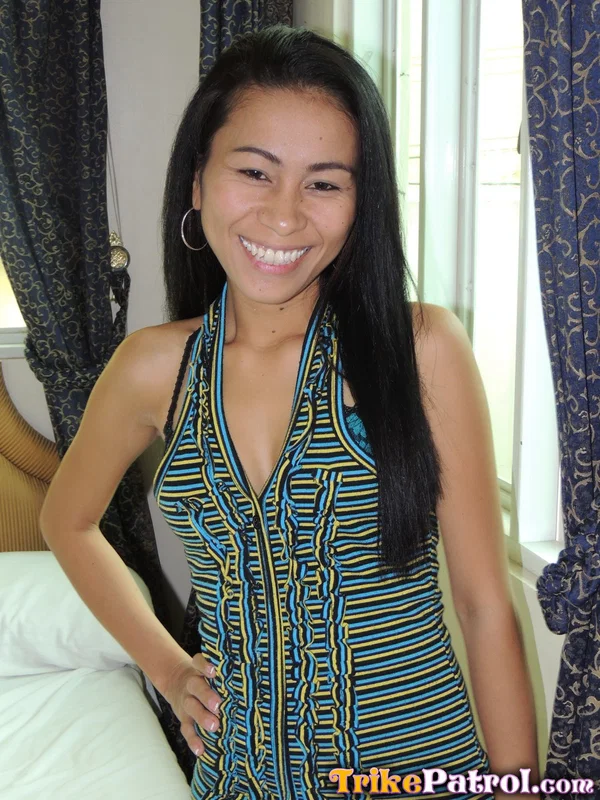 Petite Filipina girl Alma drips jizz from shaved pussy after sex with a Farang  - Asian, Amateur, Shaved, Hardcore, Skinny, Clothed, Cowgirl, Spreading, Cum In Pussy, Cumshot  - Photo 2