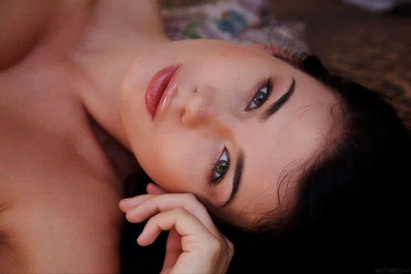 Glamorous Czech teen Lucy Li exposes her big tits and yummy holes in a solo  - European, Natural Tits, Perfect, Glamour, Beautiful, Big Tits, Legs, Brunette, Face, Czech  - Photo 7