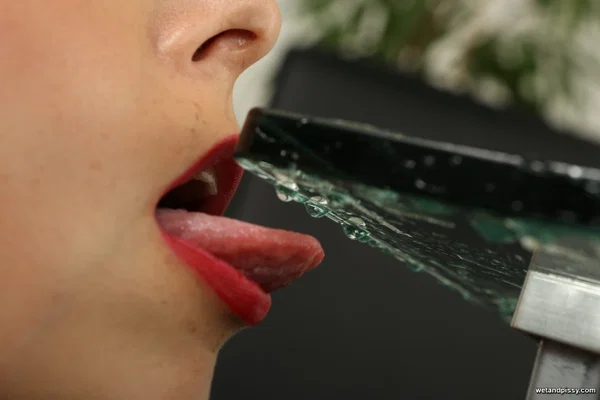 Busty babe Antonia Sainz pours her own piss all over her body & toys herself  - Pissing, Wet, Redhead, Office, Czech, Pussy, Orgasm, Pornstar, Brunette, White  - Photo 18