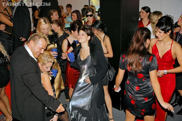 Lewd vixens enjoy drunk partly clothed sex orgy with studly lads  - Party, Clothed, High Heels, Blowjob, Stockings, Skirt, Interracial, Pussy Licking, Handjob, Groupsex  - Photo 1