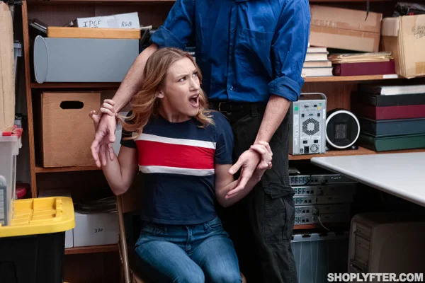 Blonde teen Kasey Miller gets fucked during a strip search for shoplifting  - Cumshot, Reality, Jeans, Ass Fucking, Doggy Style, Blonde, Handjob, Teen, Cute, Hardcore  - Photo 3