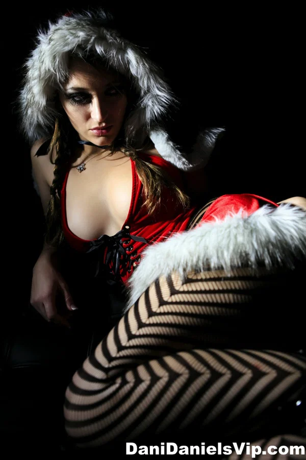 Erotic MILF pornstar Dani Daniels flaunts cleavage in sexy Xmas costume  - Christmas, Non Nude, Clothed, Pornstar, Babe, Legs, Beautiful, Solo  - Photo 10
