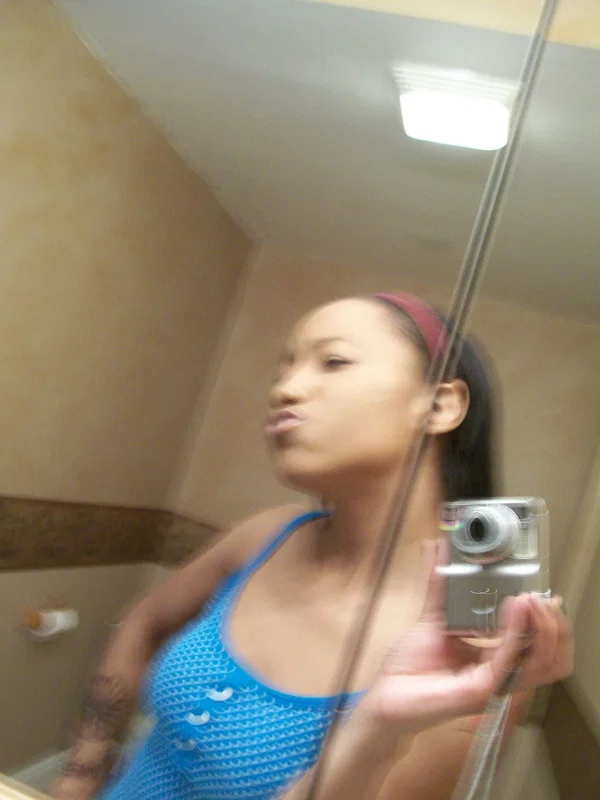 Ebony babe Pradah G takes nudes showing her natural tits & her shaved pussy  - Ebony, African, Selfie, Tiny Tits, Amateur, Black, Ass, Pussy, Natural Tits, Brunette  - Photo 2