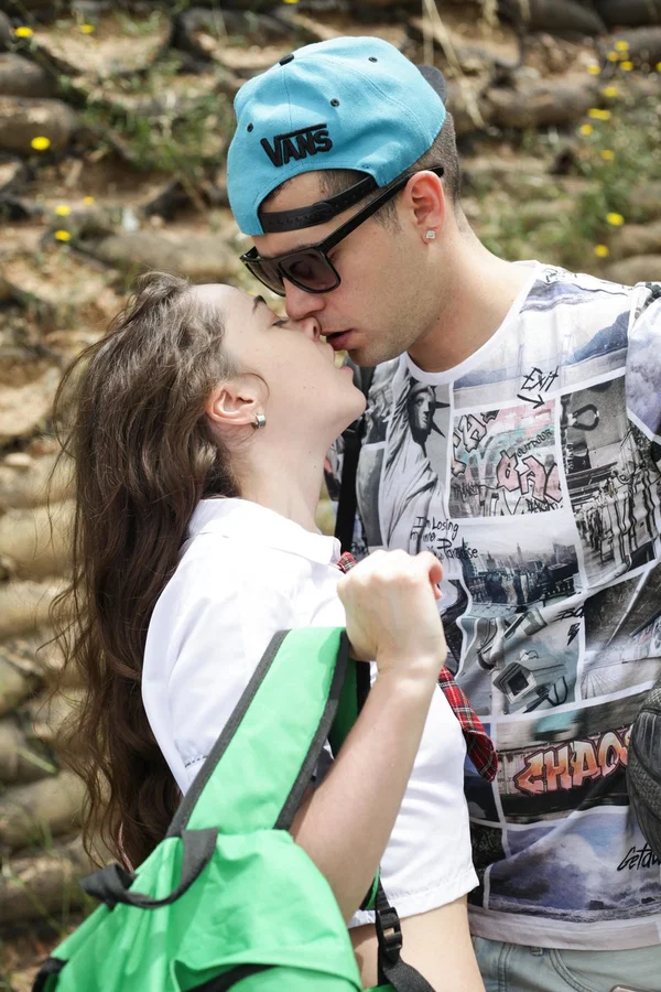 Schoolgirl with a big ass Moray Moore sucks & fucks in her uniform outdoors  - Public, Schoolgirl, Outdoor, White, Russian, Teen, Cute, Cum In Mouth, Hardcore, Skirt  - Photo 5