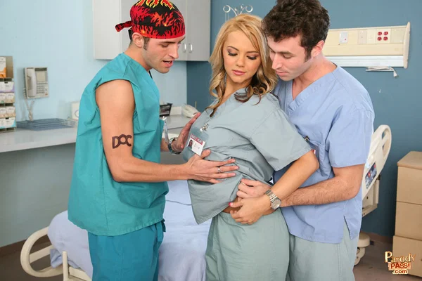 Hot pornstars reenact a popular hospital TV show in an XXX rated version  - Hardcore, Arab, MILF, Groupsex, Interracial, Ass Fucking, Blowjob, Pussy Licking, Ball Licking, High Heels  - Photo 10