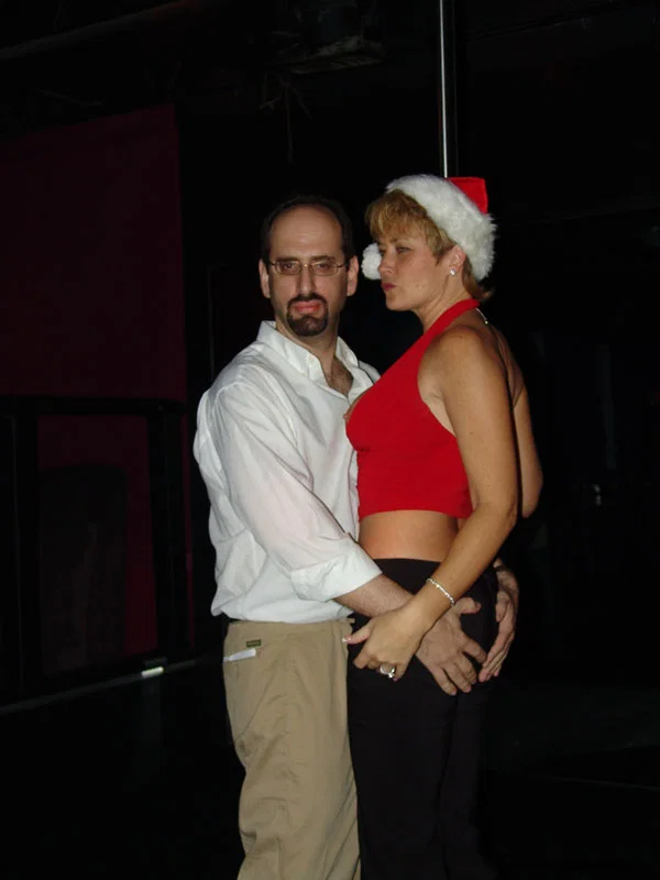 Mature Double Dee gets naughty & shows her round tits in a bar on Xmas Eve  - Party, Amateur, Groupsex, MILF, Upskirt, Short Hair, Panties, Skirt, Curly, Close Up  - Photo 7