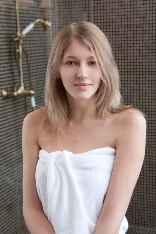 Horny delightful teen Mila I exposes her twat and poses nude in the shower  - Beautiful, Bath, Panties, Solo, Sexy, Shower, Feet, Pussy, Wet, Perfect  - Photo 18