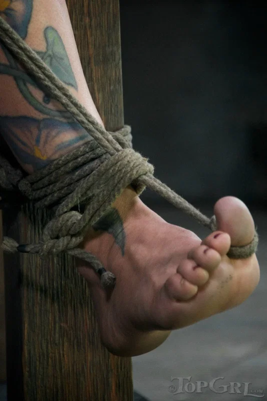Bound slave Rain DeGrey endures rope torture & brutal BDSM strapon fucking  - BDSM, Bondage, MILF, Strapon, Pussy, Upskirt, Blindfold, High Heels, Natural Tits, Big Tits  - Photo 11