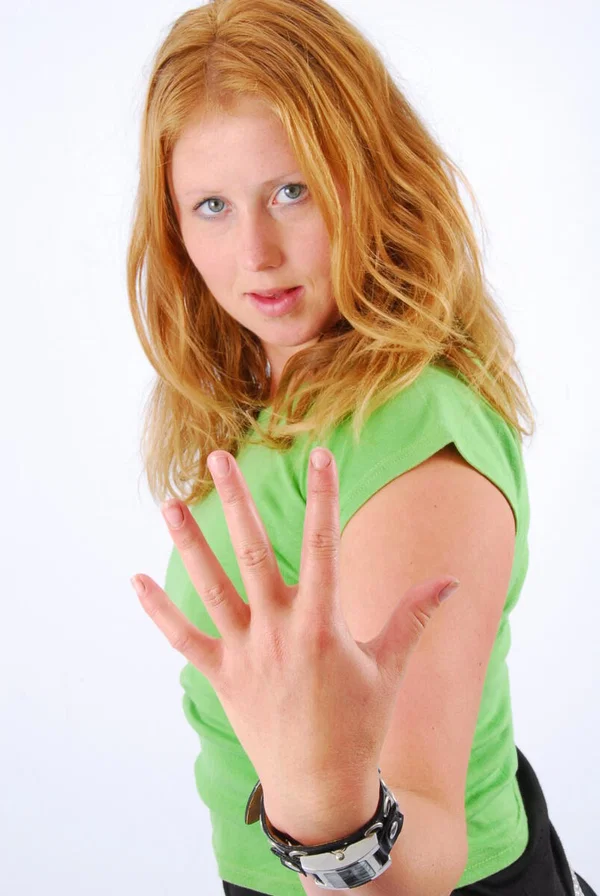 Natural redhead Judy models a double buckle cuff watch during SFW action  - Redhead, Clothed, Amateur, Non Nude, Babe, Beautiful, Solo  - Photo 7