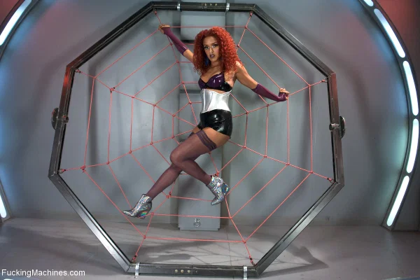 Fucking Machines Daisy Ducati  - Latex, Redhead, Curly, Stockings, Beautiful, Solo, Non Nude, Babe, Squirting, BDSM  - Photo 11