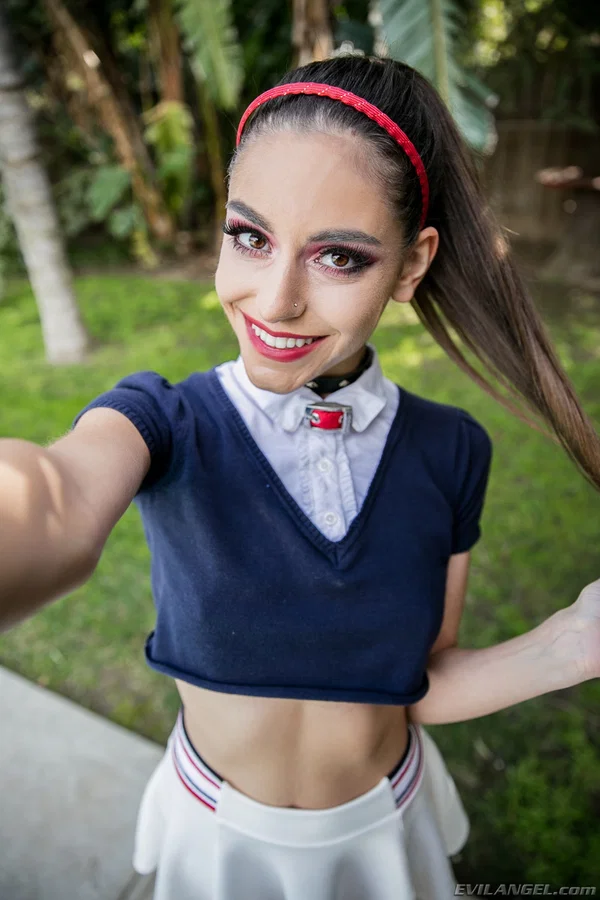 Petite girl Arielle Faye gets spanked prior to partaking in rough sex  - Spanking, Cum In Mouth, Hardcore, European, Deepthroat, Ass Fucking, Orgasm, Cumshot, Pussy, Shaved  - Photo 4