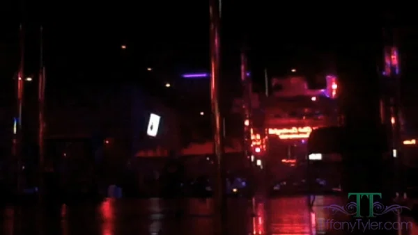 Sexy American stripper Tiffany Tyler dancing on the stage topless  - Petite, Pornstar, Brunette, White  - Photo 1