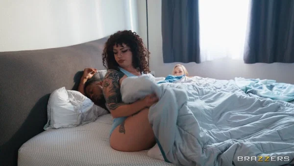 Busty chick Zoey Uso ends up on her knees during interracial sex  - Girlfriend, Interracial, Thick, Curvy, Big Tits, Pornstar, Chubby, BBW, White, Blonde  - Photo 2