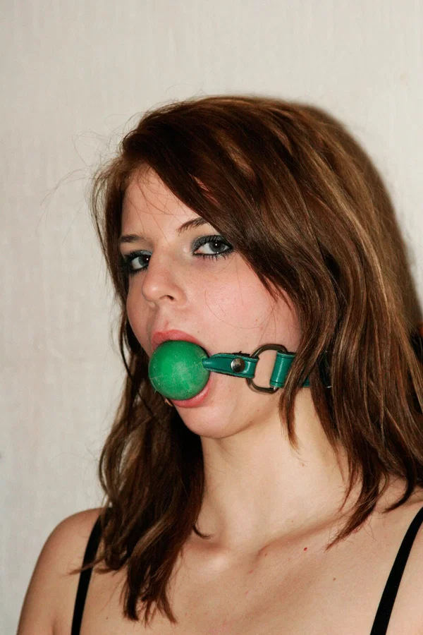 Slim brunette Diana gets gagged and tied to a chair in sexy lingerie  - Fetish, Lingerie, Amateur, BDSM, Petite, Socks, Bondage, European, Sexy, White  - Photo 2