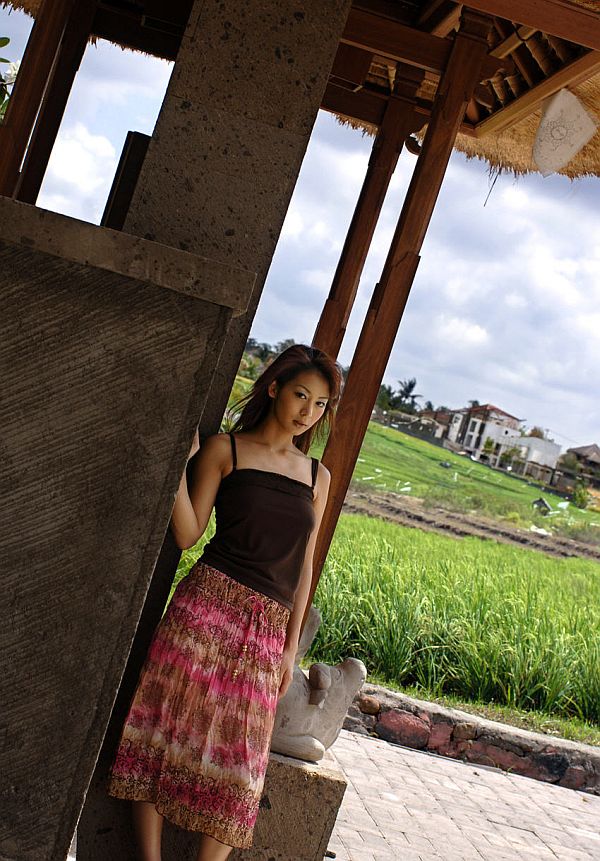 Young Japanese girl Honoka exposes her great tits in the countryside  - Upskirt, Japanese, Panties, Asian, Teen, Cute, Outdoor, Solo, Redhead, Babe  - Photo 3