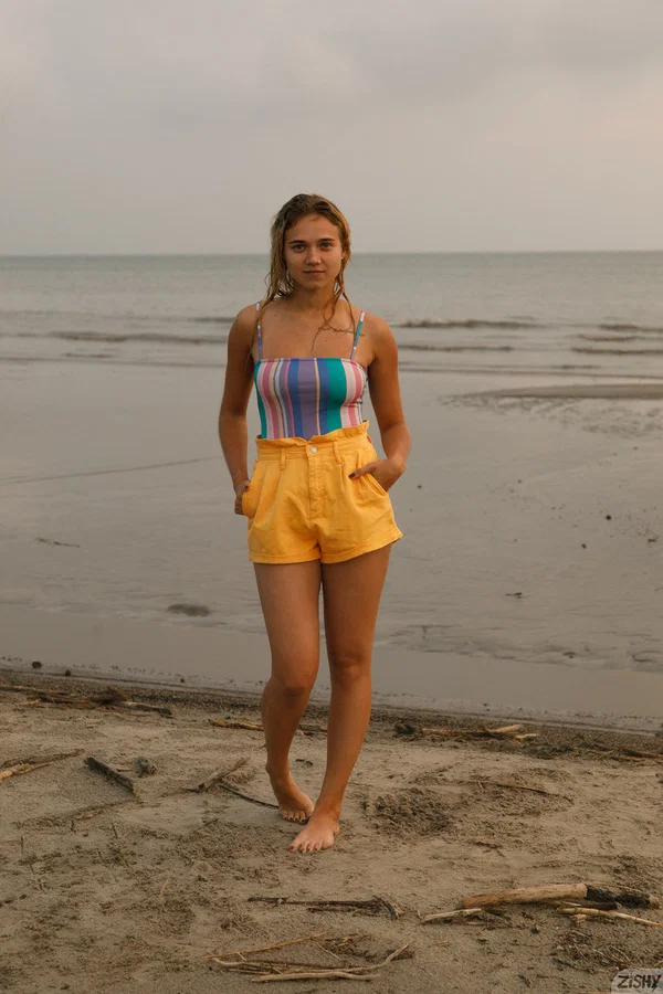 Amateur American Rebel Tee shows her hot curves in her sexy swimsuit  - Amateur, Beautiful, Solo, Babe, Non Nude  - Photo 8