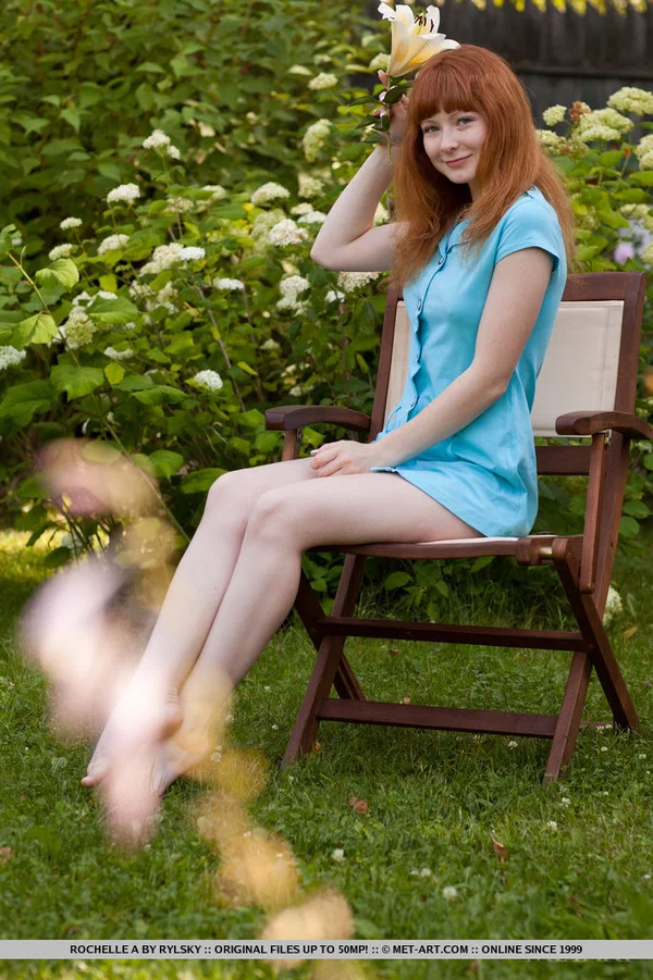 Lovely redhead babe Rochelle A shows off her hairy ginger cunt  - Redhead, Outdoor, Teen, Hairy, Nipples, Tiny Tits, Legs, Clothed, Beautiful, Spreading  - Photo 2
