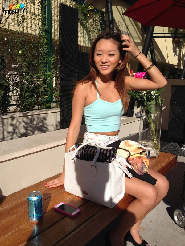 Skinny Asian hottie Alina Li modelling clothed & naked outdoors & in public  - Asian, Skinny, Teen, Cute, Outdoor, Glasses, Non Nude  - Photo 4