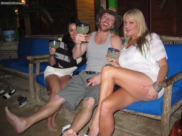 Dirty MILFs Sienna West and Kelly Madison flash their huge juggs and twats  - Groupsex, MILF, Big Tits, Public, Outdoor, Pool, Close Up, Pornstar, Upskirt, Pussy  - Photo 14