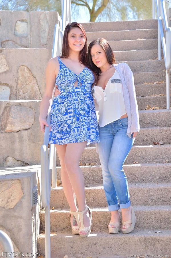 Sexy lesbian Erin stripping & fingering herself at the zoo with her teen GF  - Public, Cute, Teen, Redhead, Amateur, Massage, Perfect, Beautiful, Tall, Babe  - Photo 6