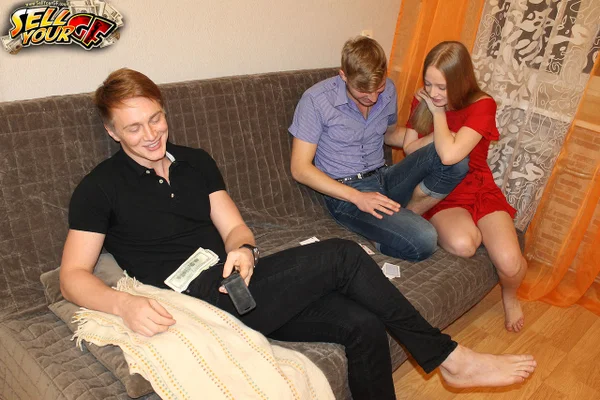 Horny teen with a shaved cunt Alice gets fucked in front of her boyfriend  - Groupsex, Amateur, Reality, Cumshot, Cowgirl, Upskirt, Teen, Ass Fucking, Clothed, Ass  - Photo 3