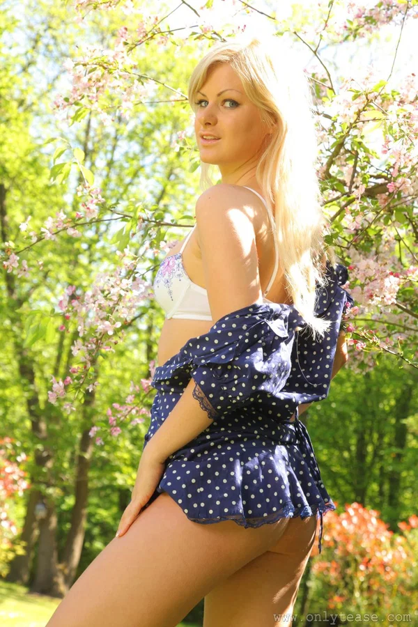 Porn Pics featuring Bridget Porn Pics  - Upskirt, Outdoor, Spreading, Socks, Ass, Legs, Lingerie, Dress, Pussy, Beautiful  - Photo 11