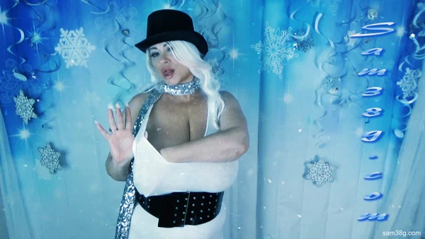 Chubby pornstar Samantha 38G unleashes and licks her big boobs in a solo  - Mature, Chubby, Curvy, BBW, MILF, Thick, Pornstar, Big Tits, White, Blonde  - Photo 8