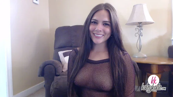 Amateur girl Kaley Kade poses non nude in see thru crop top and a thong  - Non Nude, Teen, Amateur, Brunette, Panties, Big Tits, Ass, Babe, PAWG, Natural Tits  - Photo 1
