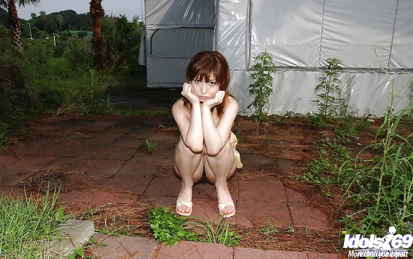 Nasty asian cutie An Nanba slipping off her dress outdoor  - Japanese, Asian, Outdoor, Teen, Ass, Hairy, Babe, Upskirt, Skirt, Legs  - Photo 8