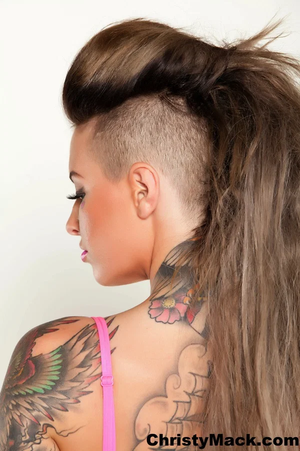 Top pornstar Christy Mack flaunts her perfect ass in thong underwear  - Tattoo, Thong, Ass, Lingerie, High Heels, Panties, Beautiful, Pornstar, Legs, Babe  - Photo 7