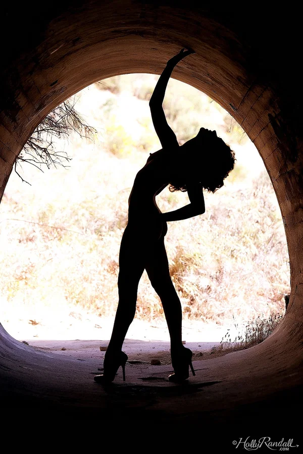 Elegant pornstar Kayla Jane sheds latex dress to pose in public for silhouette  - Centerfold, Glamour, Model, Brunette, Babe, Outdoor, Beautiful, Legs, Pussy, Spreading  - Photo 15