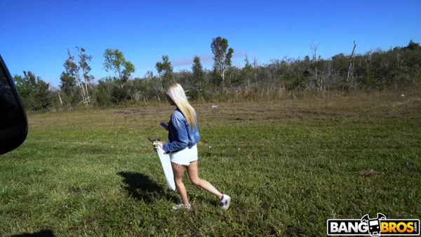 Country blonde Victoria Stephanie sucking and riding hard prick in the van  - Hardcore, Reality, Teen, Tall, Blonde, Outdoor, Cute, Spreading, Pussy, Cowgirl  - Photo 1