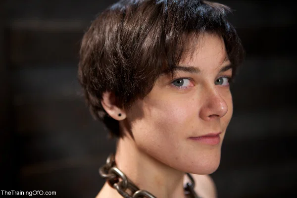 Caucasian girl with short hair Alice Kingsnorth is flogged by a sadist in a dung  - BDSM, Short Hair, Bondage, MILF, Fetish, Natural Tits, Face, Sexy, Tiny Tits, Brunette  - Photo 2