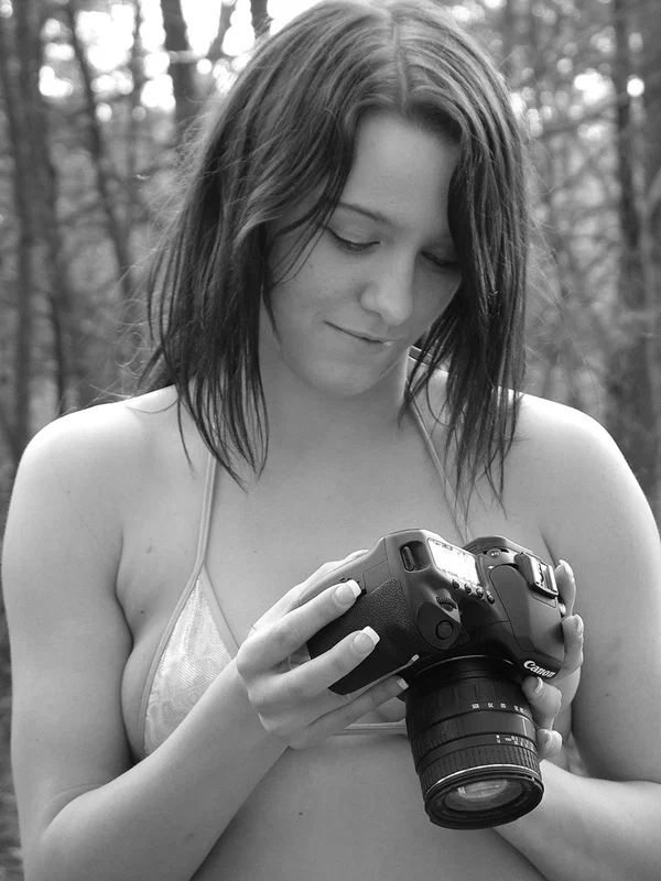 Amateur teen Rebecca Maxwell teases with her naturals & pierced belly outdoors  - Amateur, Teen, Big Tits, Outdoor, Panties, Cute, Beautiful, Solo, Brunette  - Photo 1