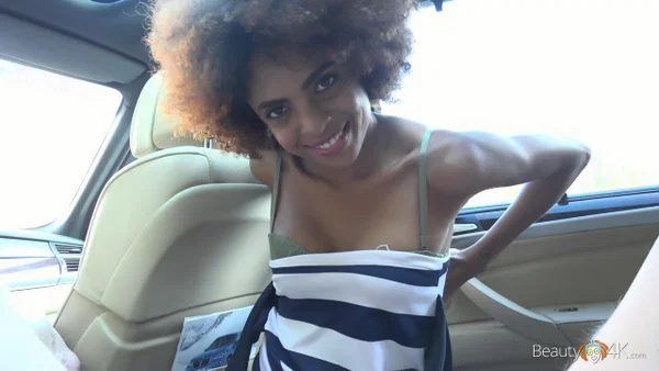 Cute ebony with small nips Luna Corazon rubs her twat before taking a dick  - Brazilian, Pissing, Ebony, Public, Curly, Leather, Amateur, African, Pussy, Big Cock  - Photo 8