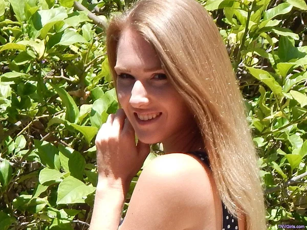 Curvy teen Ashley gets nude in the garden & displays her big juggs and booty  - Upskirt, Outdoor, Teen, Ass, PAWG, Big Tits, Cute, Skirt, Clothed, Beautiful  - Photo 2