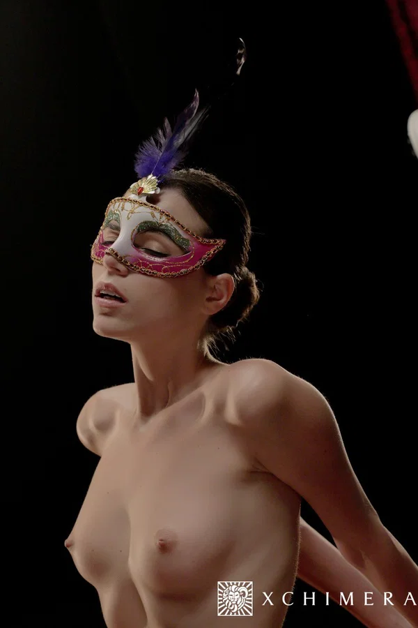 Masked ballerina in tutu Jessica X enjoys beautiful sex in amazing poses  - Fetish, Teen, Cute, European, Spreading, Pussy, Feet, Non Nude  - Photo 4
