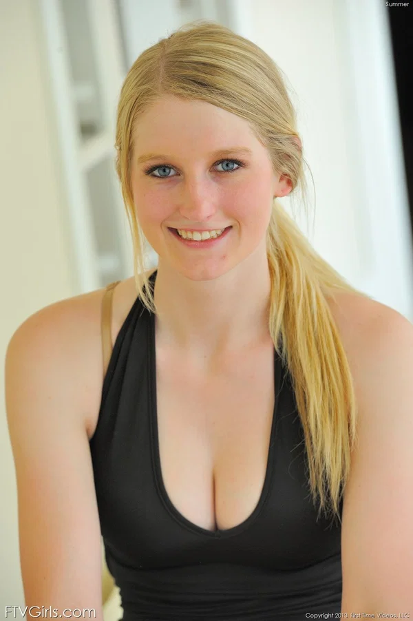 Adorable blonde Summer reveals her cunt and asshole before toying herself  - White, Tall, Natural Tits, Amateur, Clothed, Skirt, Solo, Perfect, Sexy, Fisting  - Photo 2