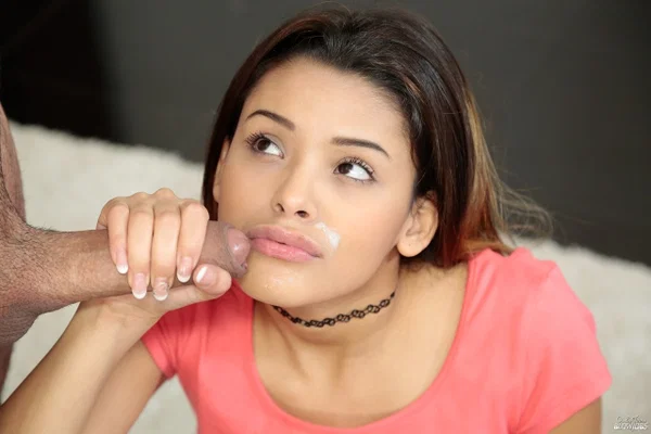 Sweet teen Josie Jagger doffs her jeans, gives head and takes a facial  - Teen, Latina, Sexy, Cute, Brunette, Petite, Cumshot, Pornstar, Handjob, Shaved  - Photo 21