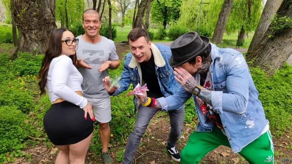 Bootylicious pornstar Sara Diamante gets picked up and fucked in a threesome  - Ass, Pornstar, Italian, MILF, Glasses, Threesome, Reality, Amateur, Fetish, Skirt  - Photo 6