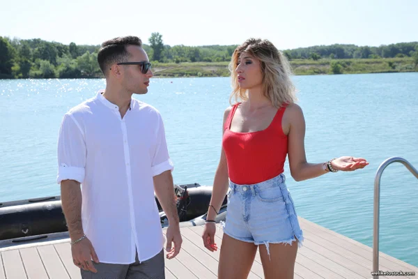 Sexy MILF Vivian meets a guy at the lake before they have sex indoors  - MILF, Big Cock, Blowjob, Hardcore, Pussy, Pussy Licking, Shorts, Doggy Style, Ass Fucking, Feet  - Photo 2