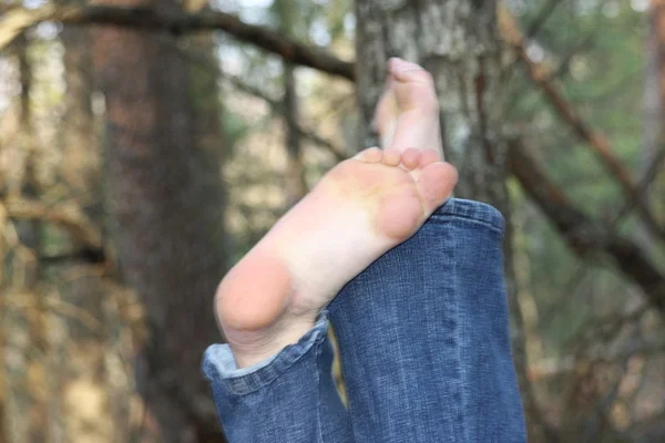 Brunette babe Rebecca Maxwell strips her shirt in the forest & poses topless  - Jeans, Outdoor, Amateur, Teen, Cameltoe, Undressing, Sexy, Feet, Beautiful, Cute  - Photo 4