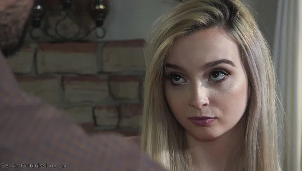 Thin blonde teen Lexi Lore is subdued by her man friend before rough sex  - Teen, Bondage, Sexy, Pussy, Petite, Skinny, BDSM, Spreading, Blonde, Cute  - Photo 2