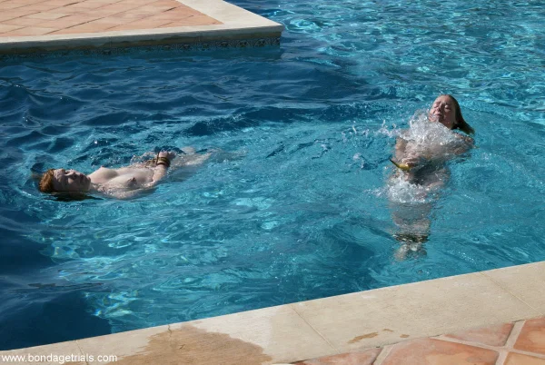 Hogtied featuring Jenni Lee, Madison Young, Star Sex Pics  - Underwater, Pool, BDSM, Wet, Redhead, MILF, Petite, Lesbian, Outdoor, Bondage  - Photo 12