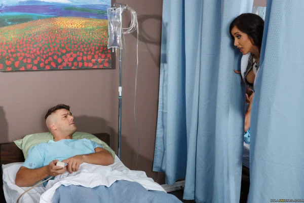 Chesty nurse Isis Love eases patients with threesome blowjob & hospital fuck  - MILF, Latina, Uniform, Handjob, Blowjob, Pornstar, Facial, Big Tits, Spreading, Pussy  - Photo 2