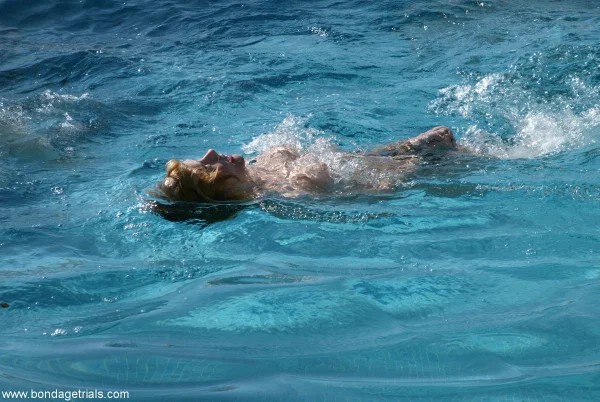 Hogtied featuring Jenni Lee, Madison Young, Star Sex Pics  - Underwater, Pool, BDSM, Wet, Redhead, MILF, Petite, Lesbian, Outdoor, Bondage  - Photo 2