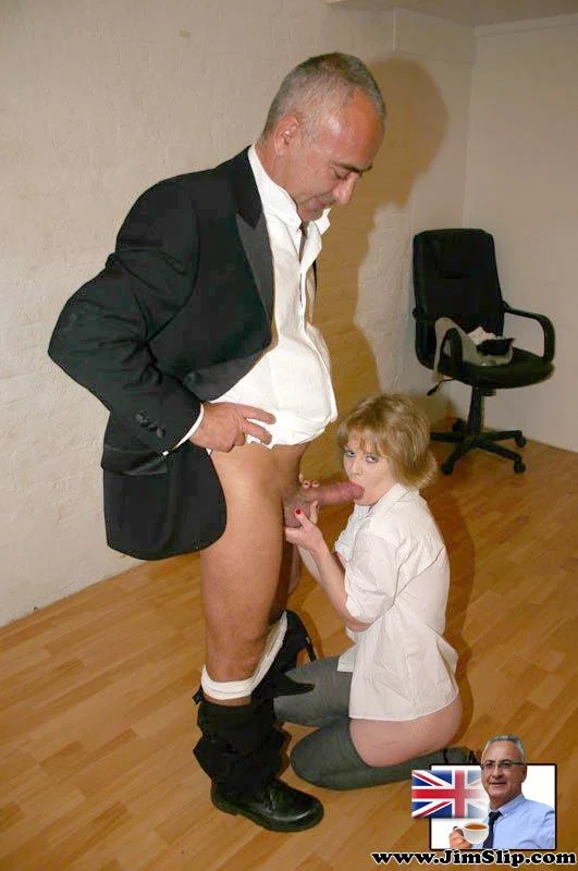 Nasty chick Kylie sucking an older dudes cock before getting fucked hard  - Old Man, Teen, Blowjob, Pussy, European, Cute, Short Hair, Spreading  - Photo 8