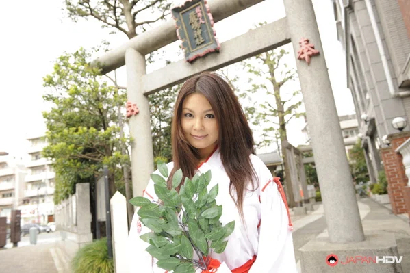 Japanese MILF Airi Ai exposes her upskirt pussy at a Shinto shrine  - Japanese, MILF, Asian, Upskirt, Hairy, Public, Non Nude, Babe, Beautiful, Solo  - Photo 4