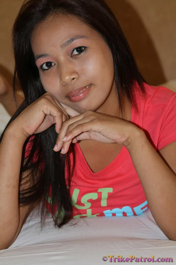 Amateur Asian babe Katrina Quisumbing exposes her natural tits and shaved twat  - Filipina, Pinay, Brunette, Chubby, Curvy, Asian, Thick, Panties, Amateur, BBW  - Photo 3